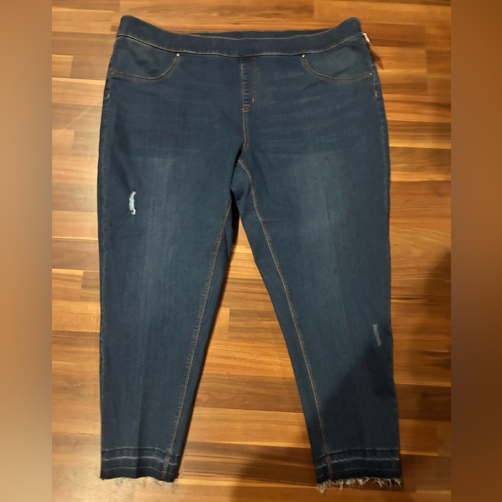 Terra & Sky Women's Dark Blue Jeans